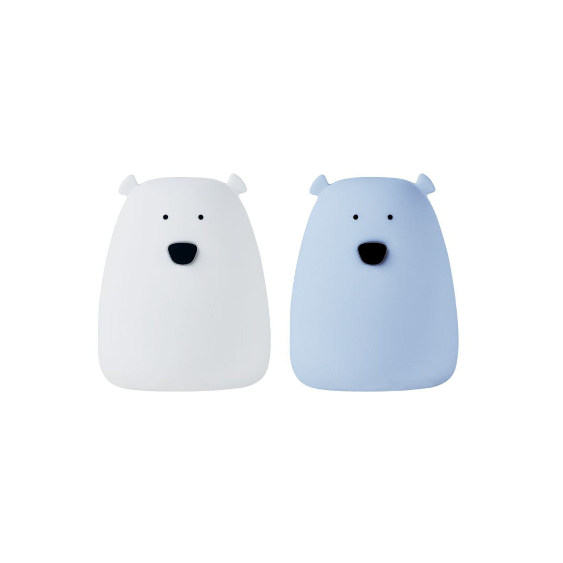 Set van 2 Mini Beerlampjes – Wit & IJsblauw